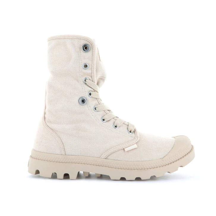 Bottes Palladium Baggy Femme Beige | FR RYN015X